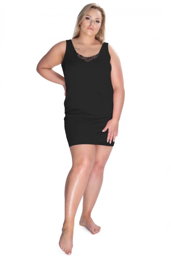 86595 Lia halka nocna damska Mewa czarny 