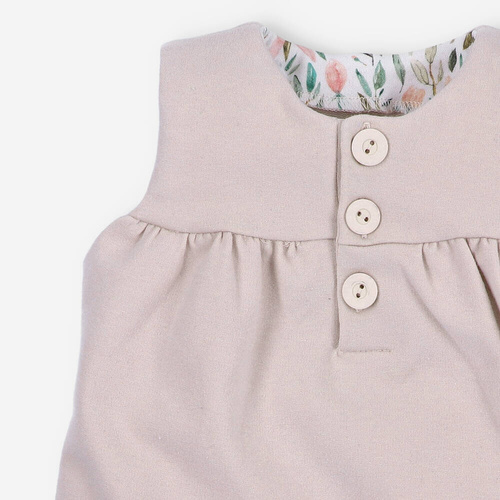 Pink Flowers Sukienka z bawełny organicznej Nini