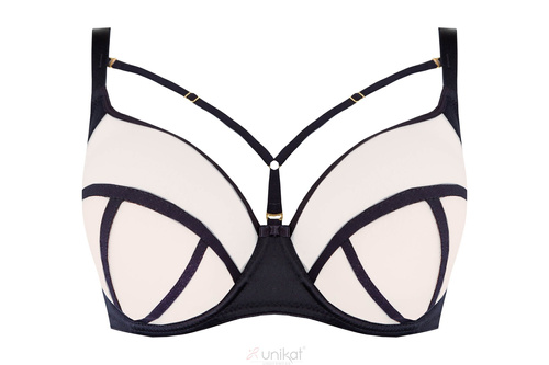 Griselda soft biustonosz miękki Unikat czarny-beż