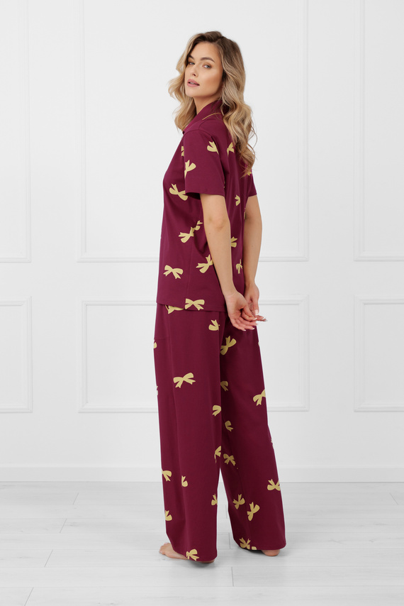 Kwadro Piżama damska Italian Fashion bawełna organiczna, elegancka i wygodna