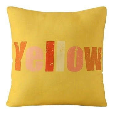 Poszewka dekoracyjna COLORS Eurofirany żółty