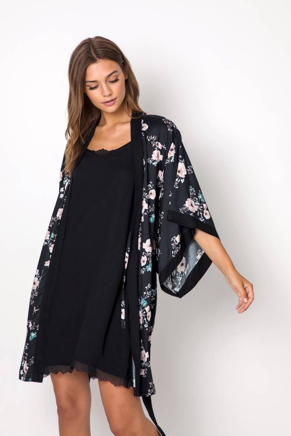 Rosie Nightdress Koszula Nocna Aruelle - czarny