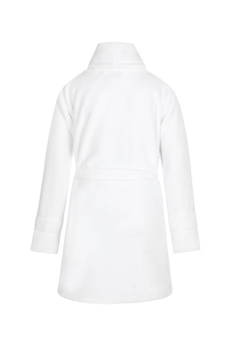 Calido Szlafrok dziecięcy polarowy ByShelly - biały