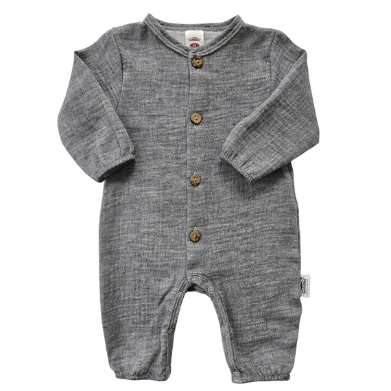 Pajac muślinowy Just Muslin 02235BSN Makoma navy– lekki, oddychający, 100% bawełna