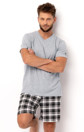 MNS 460 Piżama Męska Key - szara