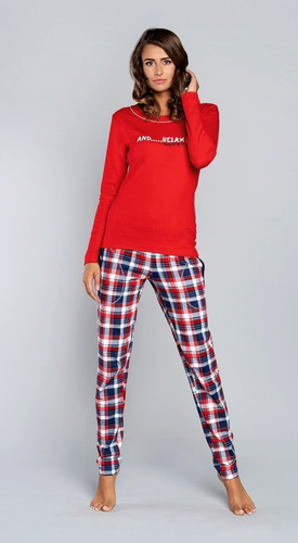 Olandia bawełniana piżama dla dziewczynki Italian Fashion- czerwona 