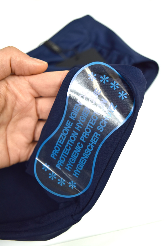 Figi kąpielowe wysokie Blue Panther II 20007 Mediolano granat