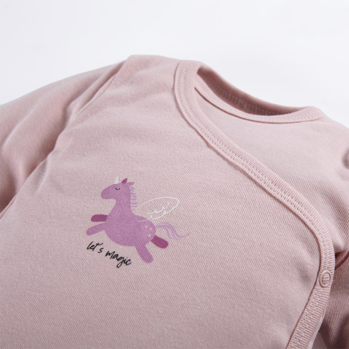 Animals Body rozpinane z długim rękawem Eevi - różowy