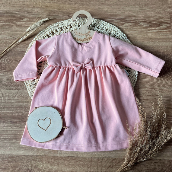 SU051 Sukienka z długim rękawem Mamatti