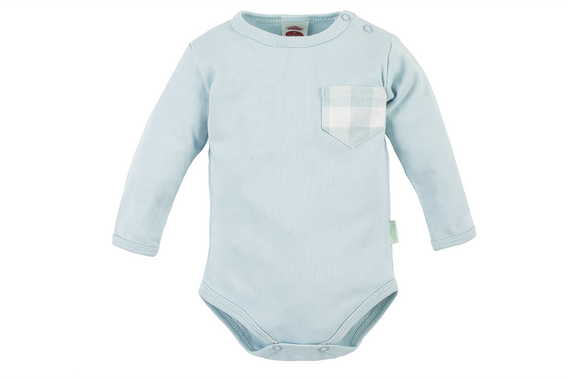 03230DR "El Mohito" Body niemowlęce z długim rękawem Makoma miętowy 