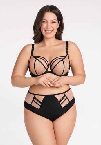 Gorsenia K 886 Tesora Figi damskie beżowy 