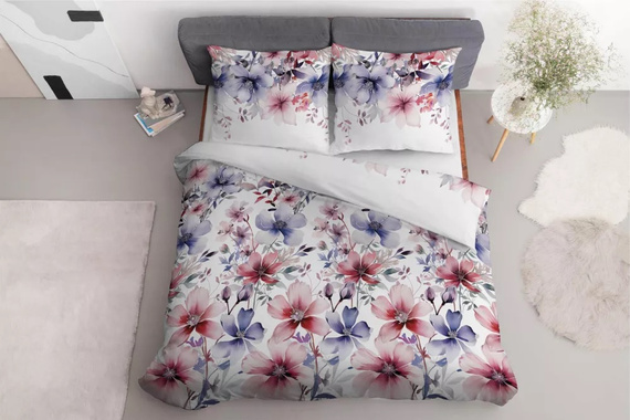 4965A Pościel bawełniana kwiaty Detexpol 