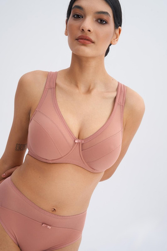 Biustonosz soft Havana 02 Mocha Alles duży biust fiszbiny komfort