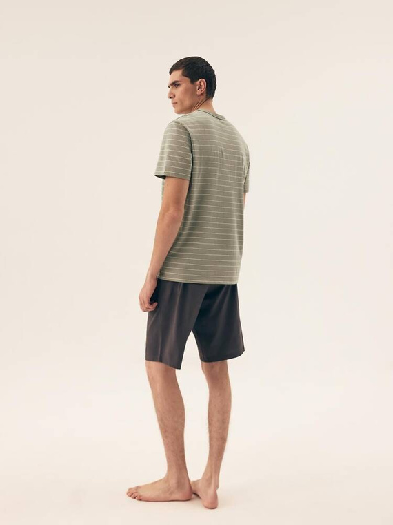 42635 Deli Piżama Męska Premium Henderson - zielony