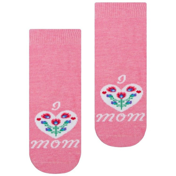 art.138 Skarpety Cotton Candy Folk Steven niebieski jasny melanż 097