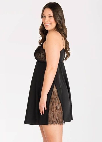 Gorsenia K 823 Inessa Koszula damska -czarny