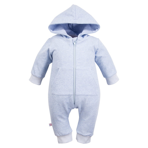 Ciao Kombinezon dresowy z kapturem Eevi - niebieski melanż