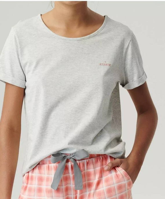 NLP-497 Piżama Damska Atlantic-szary