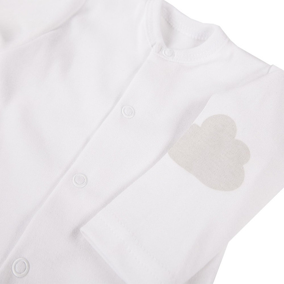 Mellow Kaftanik bawełniany Ewa Klucze- biały