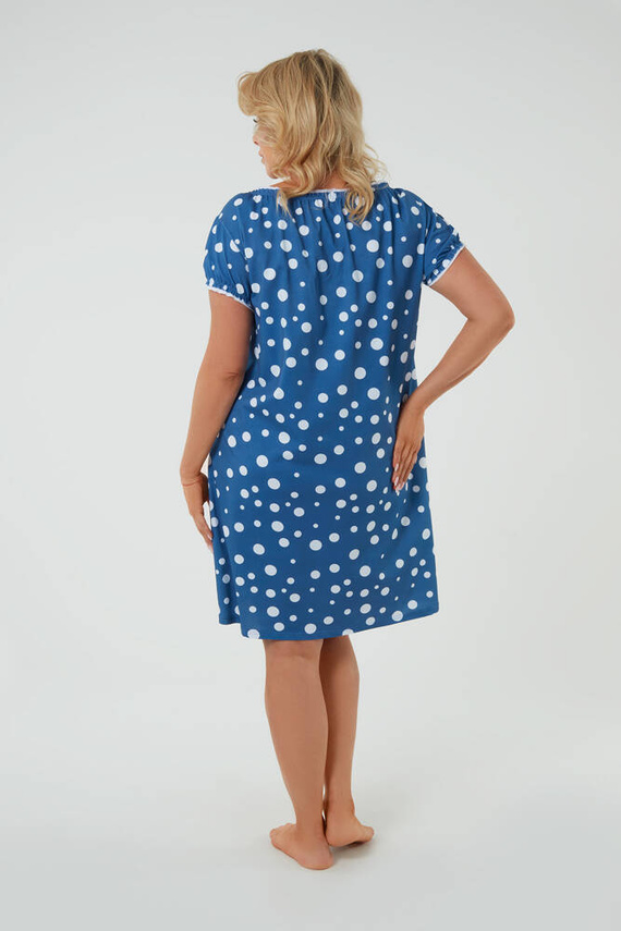 Raba koszula nocna i do karmienia Italian Fashion - druk niebieski