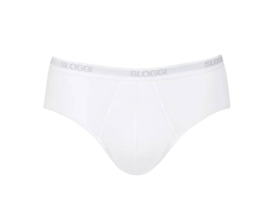 Men Basic Midi 2P Slipy męskie 2-pak Sloggi- white