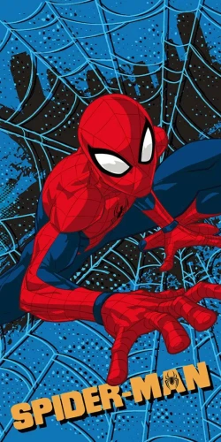 Spider-Man Ręcznik plażowy niebieski Na plażę, basen Jerry Jabrics