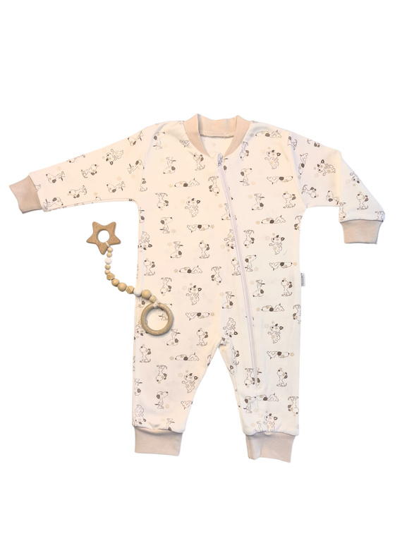 Pajacyk niemowlęcy bez stópek Mamatti PS14941 – bawełna 100% | OEKO-TEX | Polska jakość