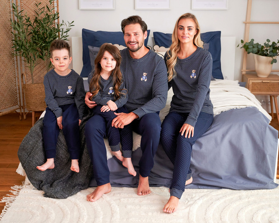 5255 Piżama dziecięca Unisex Doctor Nap - navy blue