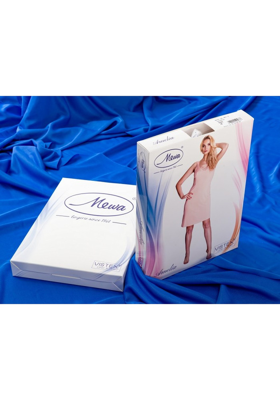 4127 Amelia halka koszula nocna damska Mewa granatowy  