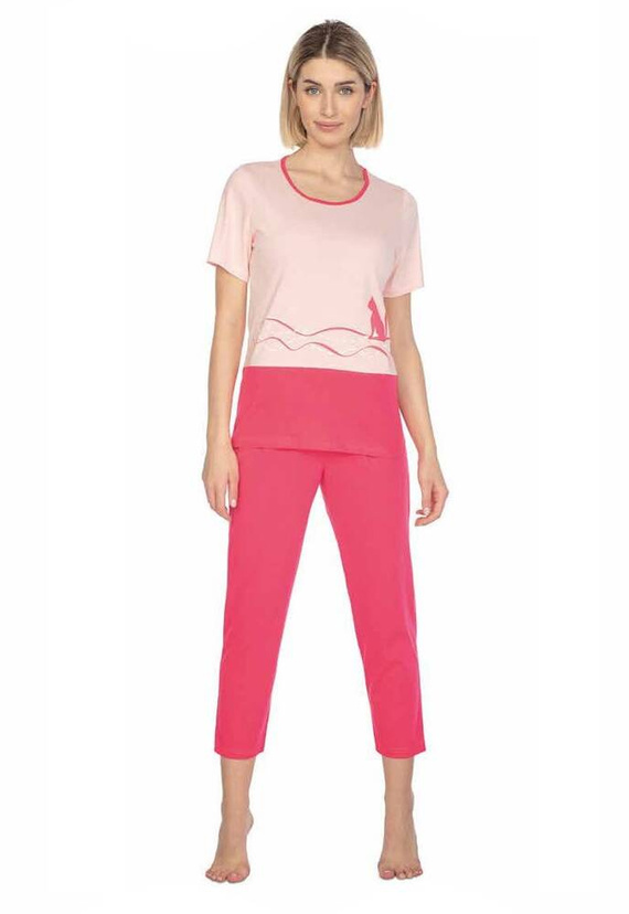 663 Piżama damska Regina różowy