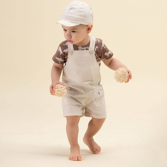 Safari Ogrodniczki niemowlęce Pinokio - beżowy