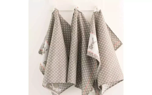 8525/9 Komplet ścierek kuchennych w drewnianym pudełku Zwoltex brązowy 