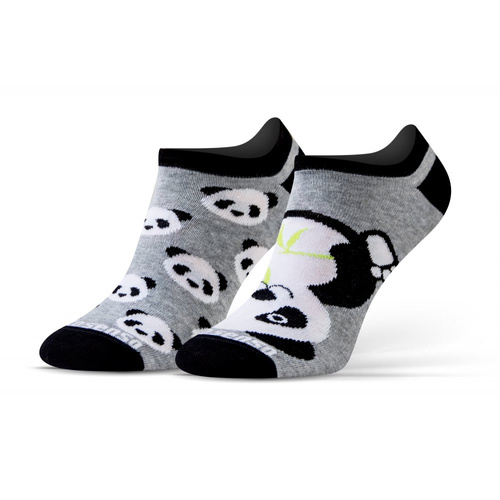 Pandy Skarpety stopki finest cotton dwie różne Sesto Senso szary