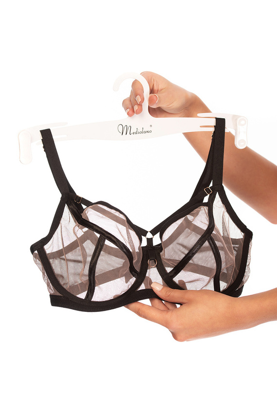 19064 Naked Biustonosz soft Mediolano czarny 