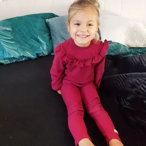 Bluza dresowa "SIMPLY COMFY" Eevi- bordo