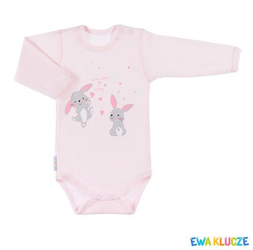 Body niemowlęce dla dziewczynki "FAMILY" Ewa Klucze szare