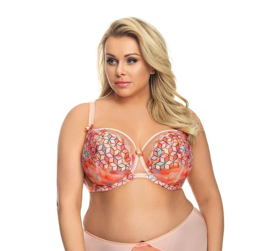 K 558 Rainbow biustonosz miękki Gorsenia - brzoskwiniowy