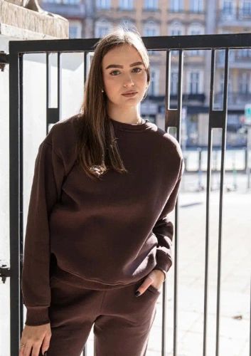 Rehema Bluza dresowa Dkaren - czekoladowy