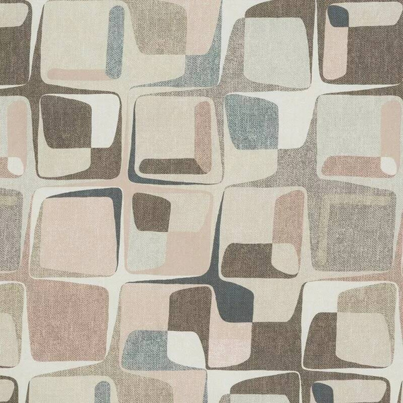 Spring 36 geometria pościel satynowa Eurofirany beżowy