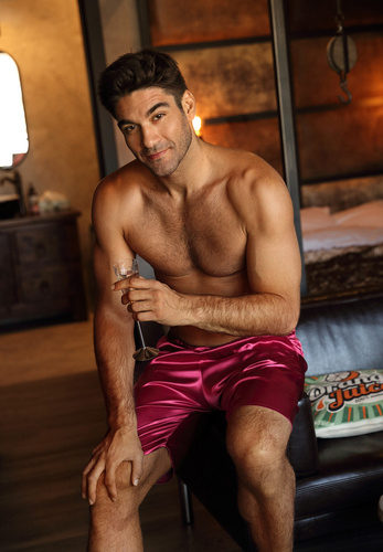 Zeus Spodenki męskie Dkaren bordo