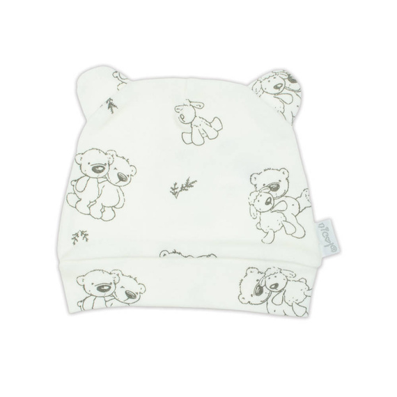 4700 02 Komplet wyprawkowy 4-częściowy nadruk "Basic" Nicol - kremowy