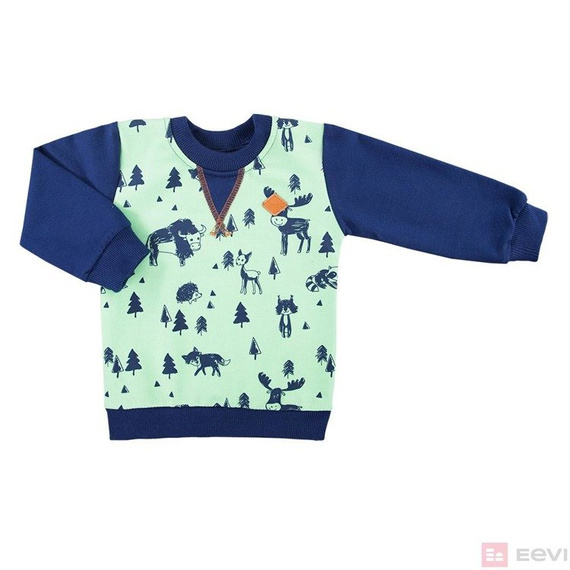 Bluza dresowa dla chłopca "TRIP" Ewa Klucze -paski bordo