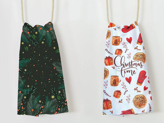 Komplet Ścierek Kuchennych Świąteczn2 Darymex