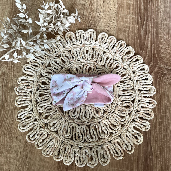 OP12287 Kwiat Wiśni Opaska niemowlęca Mamatti