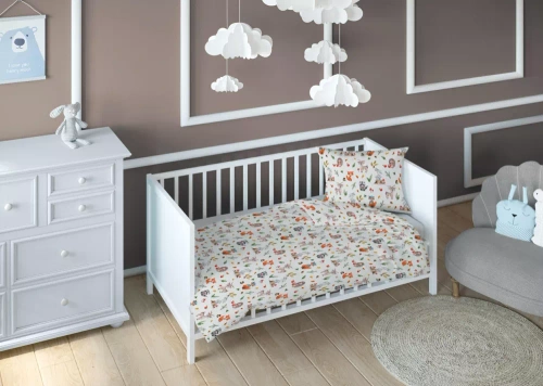  3713 B Kraina Snów Pościel dziecięca bawełniana zwierzęta Karo 