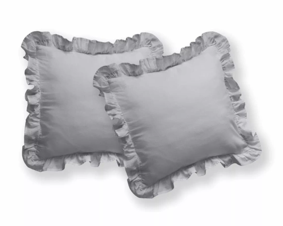 Pure 23 Pościel bawełniana jednobarwna Detexpol szary jasny