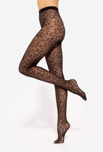 Mosaica wz.01 Rajstopy 20 den Gatta - nero