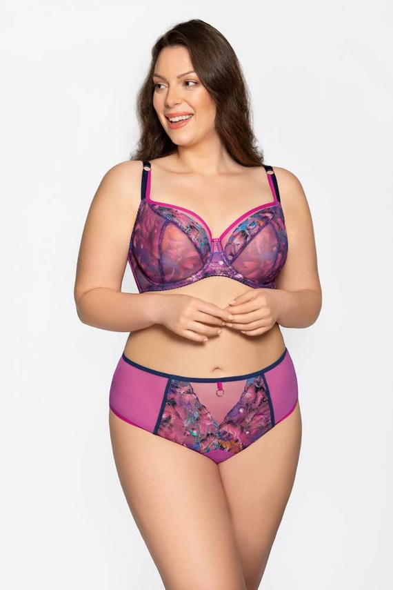 Gorsenia K 723 Cassie Biustonosz miękki -fioletowy 