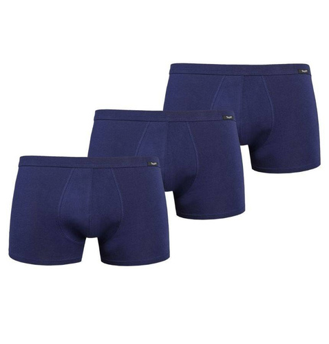 801-3 Levi Bokserki męskie 3- PAK Teyli - niebieski