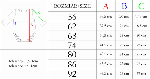 212097 Tola Body z długim rękawem Nicol